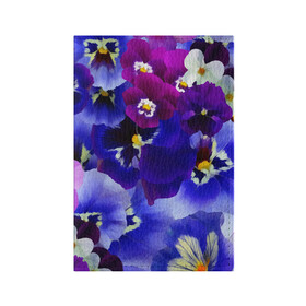 Обложка для паспорта матовая кожа с принтом Акварельные Цветы в Курске, натуральная матовая кожа | размер 19,3 х 13,7 см; прозрачные пластиковые крепления | flower | flowers | акварель | акварельные цветы | краска | краски | незабудка | рисунок | фиалка | фиалки | цветки | цветочки | цветы