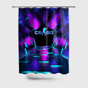Штора 3D для ванной с принтом CS GO Neon Cubes в Курске, 100% полиэстер | плотность материала — 100 г/м2. Стандартный размер — 146 см х 180 см. По верхнему краю — пластиковые люверсы для креплений. В комплекте 10 пластиковых колец | beast | counter strike | cs | cs go | csgo | cubes | game | howl | hyper | hyperbeast | logo cs go | neon | аркада | вой | гипер бест | го | игра | компьютерная игра | контр страйк | контра | кс | кс гов | кубы | логотип кс го | неон | оружие 