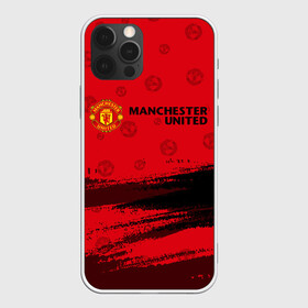 Чехол для iPhone 12 Pro с принтом MANCHESTER UNITED в Курске, силикон | область печати: задняя сторона чехла, без боковых панелей | club | footbal | logo | manchester | united | знак | клуб | лого | логотип | логотипы | манчестер | символ | символы | форма | футбол | футбольная | футбольный | юнайтед