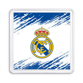 Магнит 55*55 с принтом REAL MADRID / РЕАЛ МАДРИД в Курске, Пластик | Размер: 65*65 мм; Размер печати: 55*55 мм | Тематика изображения на принте: football | logo | madrid | real | realmadrid | sport | клуб | лого | логотип | логотипы | мадрид | реал | реалмадрид | символ | символы | спорт | форма | футбол | футбольная