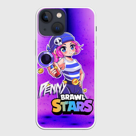 Чехол для iPhone 13 mini с принтом Penny Brawl Stars в Курске,  |  | anime | brawl | brawl stars | brawlstars | brawl_stars | panny | peny | аниме | бравл | бравлстарс | девочка | девочка в шкуре медведя | девушка | манга | пени | пини