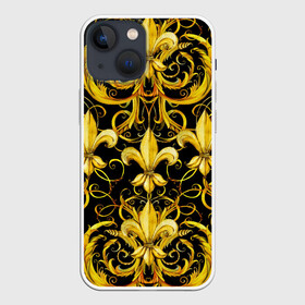 Чехол для iPhone 13 mini с принтом gold spades в Курске,  |  | gold | life | versace | vip | абстракция | богатство | в золоте | версаче | версачи | виайпи | вип | золотая | золото | линия | нейтральная | позолоченное | стайл | стиль | текстуры | узоры | шик