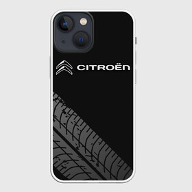 Чехол для iPhone 13 mini с принтом CITROEN в Курске,  |  | citroen | авто | автомобиль | логотип | марка | машина | надпись | ситроен | текстура