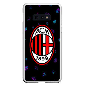 Чехол для Samsung S10E с принтом AC MILAN / МИЛАН в Курске, Силикон | Область печати: задняя сторона чехла, без боковых панелей | 