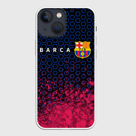 Чехол для iPhone 13 mini с принтом BARCELONA   БАРСЕЛОНА в Курске,  |  | barca | barcelona | barsa | barselona | fcb | logo | messi | барса | барселона | знак | клуб | лого | логотип | логотипы | месси | символ | символы | футбол | футбольная | футбольный