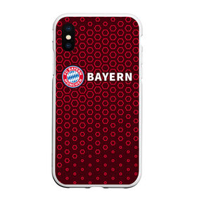 Чехол для iPhone XS Max матовый с принтом FC BAYERN / БАВАРИЯ в Курске, Силикон | Область печати: задняя сторона чехла, без боковых панелей | Тематика изображения на принте: bayern | club | fc | footbal | logo | бавария | знак | клуб | лого | логотип | логотипы | символ | символы | форма | футбол | футбольная | футбольный