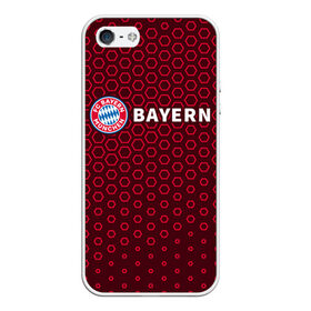 Чехол для iPhone 5/5S матовый с принтом FC BAYERN / БАВАРИЯ в Курске, Силикон | Область печати: задняя сторона чехла, без боковых панелей | bayern | club | fc | footbal | logo | бавария | знак | клуб | лого | логотип | логотипы | символ | символы | форма | футбол | футбольная | футбольный