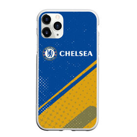 Чехол для iPhone 11 Pro Max матовый с принтом CHELSEA F.C. / ЧЕЛСИ в Курске, Силикон |  | Тематика изображения на принте: 