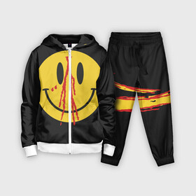 Детский костюм 3D с принтом Pop Up Smiley в Курске,  |  | plohoyparen | smile | v.vlone | vlone pop up smiley | влоне | смайл | смайлик | эмоджи