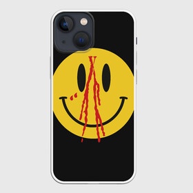 Чехол для iPhone 13 mini с принтом Pop Up Smiley в Курске,  |  | Тематика изображения на принте: plohoyparen | smile | v.vlone | vlone pop up smiley | влоне | смайл | смайлик | эмоджи