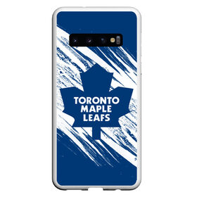 Чехол для Samsung Galaxy S10 с принтом Toronto Maple Leafs, в Курске, Силикон | Область печати: задняя сторона чехла, без боковых панелей | Тематика изображения на принте: hockey | maple leafs | nhl | toronto | toronto maple leafs | usa | мейпл лифс | нхл | спорт | сша | торонто | торонто мейпл лифс | хоккей | шайба