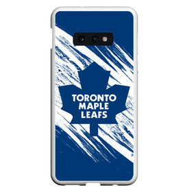 Чехол для Samsung S10E с принтом Toronto Maple Leafs, в Курске, Силикон | Область печати: задняя сторона чехла, без боковых панелей | Тематика изображения на принте: hockey | maple leafs | nhl | toronto | toronto maple leafs | usa | мейпл лифс | нхл | спорт | сша | торонто | торонто мейпл лифс | хоккей | шайба