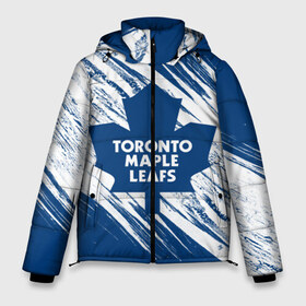 Мужская зимняя куртка 3D с принтом Toronto Maple Leafs в Курске, верх — 100% полиэстер; подкладка — 100% полиэстер; утеплитель — 100% полиэстер | длина ниже бедра, свободный силуэт Оверсайз. Есть воротник-стойка, отстегивающийся капюшон и ветрозащитная планка. 

Боковые карманы с листочкой на кнопках и внутренний карман на молнии. | Тематика изображения на принте: hockey | maple leafs | nhl | toronto | toronto maple leafs | usa | мейпл лифс | нхл | спорт | сша | торонто | торонто мейпл лифс | хоккей | шайба