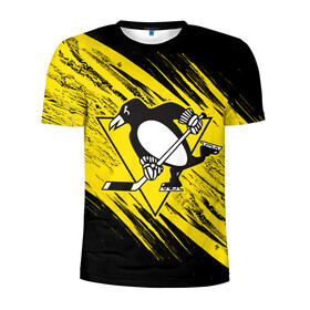 Мужская футболка 3D спортивная с принтом Pittsburgh Penguins Sport в Курске, 100% полиэстер с улучшенными характеристиками | приталенный силуэт, круглая горловина, широкие плечи, сужается к линии бедра | Тематика изображения на принте: hockey | nhl | penguins | pittsburg | pittsburgh | pittsburgh penguins | usa | нхл | пингвинз | питтсбург | питтсбург пингвинз | спорт | сша | хоккей | шайба