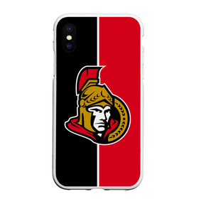 Чехол для iPhone XS Max матовый с принтом Ottawa Senators в Курске, Силикон | Область печати: задняя сторона чехла, без боковых панелей | hockey | nhl | ottawa | ottawa senators | senators | usa | нхл | оттава | оттава сенаторз | сенаторз | спорт | сша | хоккей | шайба