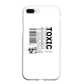 Чехол для iPhone 7Plus/8 Plus матовый с принтом Toxic World в Курске, Силикон | Область печати: задняя сторона чехла, без боковых панелей | 2020 | aesthetic | japan | tokyo | toxic | токио | токсик | эстетика | япония