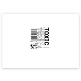 Поздравительная открытка с принтом Toxic World в Курске, 100% бумага | плотность бумаги 280 г/м2, матовая, на обратной стороне линовка и место для марки
 | 2020 | aesthetic | japan | tokyo | toxic | токио | токсик | эстетика | япония