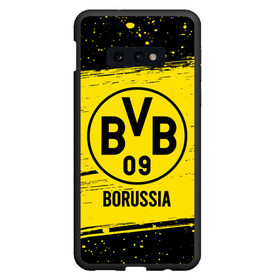 Чехол для Samsung S10E с принтом BORUSSIA / Боруссия в Курске, Силикон | Область печати: задняя сторона чехла, без боковых панелей | borussia | club | dortmund | footbal | logo | боруссия | дортмунд | знак | клуб | логотип | логотипы | символ | символы | форма | футбол | футбольная | футбольный