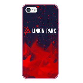 Чехол для iPhone 5/5S матовый с принтом LINKIN PARK ЛИНКИН ПАРК в Курске, Силикон | Область печати: задняя сторона чехла, без боковых панелей | linkin | linkinpark | logo | lp | music | park | rock | линкин | линкинпарк | лого | логотип | логотипы | лп | музыка | парк | рок | символ