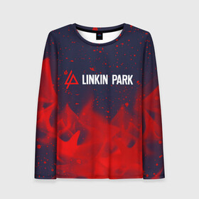 Женский лонгслив 3D с принтом LINKIN PARK / ЛИНКИН ПАРК в Курске, 100% полиэстер | длинные рукава, круглый вырез горловины, полуприлегающий силуэт | linkin | linkinpark | logo | lp | music | park | rock | линкин | линкинпарк | лого | логотип | логотипы | лп | музыка | парк | рок | символ