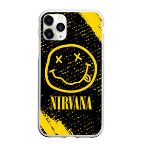 Чехол для iPhone 11 Pro Max матовый с принтом NIRVANA НИРВАНА в Курске, Силикон |  | band | cobain | face | kurt | logo | music | nirvana | rock | rocknroll | группа | кобейн | курт | лого | логотип | музыка | музыкальная | нирвана | рожица | рок | рокнролл | символ