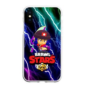 Чехол для iPhone XS Max матовый с принтом brawl stars биби в Курске, Силикон | Область печати: задняя сторона чехла, без боковых панелей | 8 bit | bibi | brawl stars | colt | crow | el brown | leon | leon shark | max | mecha | mecha crow | mr.p | sally leon | shark | virus 8 bit | берли | биби | бравл старс | ворон | кольт | леон | макс | шелли