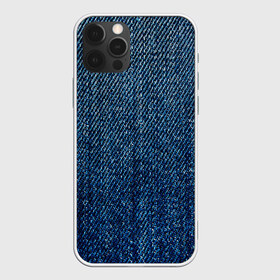 Чехол для iPhone 12 Pro Max с принтом Джинса в Курске, Силикон |  | blue | джинса | джинсовая текстура | текстуры | цвет джинса