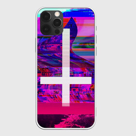 Чехол для iPhone 12 Pro Max с принтом Cross в Курске, Силикон |  | abstraction | color | cross | eye | glitch | neon | vanguard | view | абстракция | авангард | взгляд | глаз | глитч | крест | неон | цвет