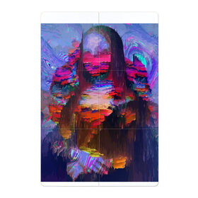 Магнитный плакат 2Х3 с принтом Mona Lisa в Курске, Полимерный материал с магнитным слоем | 6 деталей размером 9*9 см | art | color | composition | glitch | masterpiece | picture | vanguard | авангард | глитч | джоконда | искусство | картина | произведение | цвет | шедевр