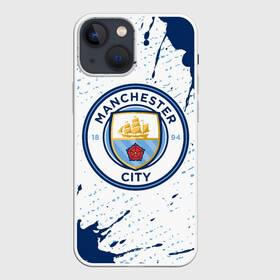 Чехол для iPhone 13 mini с принтом MANCHESTER CITY Манчестер Сити в Курске,  |  | city | club | footbal | logo | manchester | знак | клуб | логотип | логотипы | манчестер | символ | символы | сити | форма | футбол | футбольная | футбольный