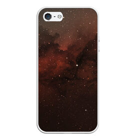 Чехол для iPhone 5/5S матовый с принтом Космос в Курске, Силикон | Область печати: задняя сторона чехла, без боковых панелей | звездное небо | звезды | космос | минимализм | рисунок