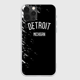 Чехол для iPhone 12 Pro Max с принтом ДЕТРОЙТ в Курске, Силикон |  | america | detroit | michigan | states | usa | америка | детроит | детройт | сша | штаты