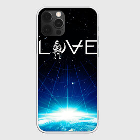 Чехол для iPhone 12 Pro Max с принтом LOVE в Курске, Силикон |  | Тематика изображения на принте: angels and airwaves | ava | mark hoppus | moon man | music | rock | tom delonge | космонавт | космос | луна | музыка | рок