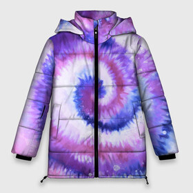 Женская зимняя куртка 3D с принтом TIE-DYE PURPLE в Курске, верх — 100% полиэстер; подкладка — 100% полиэстер; утеплитель — 100% полиэстер | длина ниже бедра, силуэт Оверсайз. Есть воротник-стойка, отстегивающийся капюшон и ветрозащитная планка. 

Боковые карманы с листочкой на кнопках и внутренний карман на молнии | dye | multicolor | tie | trend | акварель | брызги | градиент | дай | колор | краски | красочная | мульти | потёки | пятна | радуга | радужная | тай | тайдай | текстура | тренд | хиппи