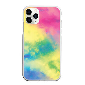 Чехол для iPhone 11 Pro Max матовый с принтом Tie-Dye в Курске, Силикон |  | dye | multicolor | tie | trend | акварель | брызги | градиент | дай | колор | краски | красочная | мульти | потёки | пятна | радуга | радужная | тай | тайдай | текстура | тренд | хиппи