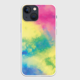 Чехол для iPhone 13 mini с принтом Tie Dye в Курске,  |  | dye | multicolor | tie | trend | акварель | брызги | градиент | дай | колор | краски | красочная | мульти | потёки | пятна | радуга | радужная | тай | тайдай | текстура | тренд | хиппи