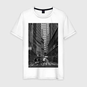 Мужская футболка хлопок с принтом DRIFT в Курске, 100% хлопок | прямой крой, круглый вырез горловины, длина до линии бедер, слегка спущенное плечо. | дрифт | дым | машина