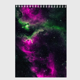 Скетчбук с принтом Terem в Курске, 100% бумага
 | 48 листов, плотность листов — 100 г/м2, плотность картонной обложки — 250 г/м2. Листы скреплены сверху удобной пружинной спиралью | galaxy | nebula | space | stars | universe | вселенная | галактика | звезды | космос | туманность