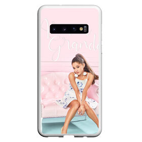 Чехол для Samsung Galaxy S10 с принтом Ariana Grande в Курске, Силикон | Область печати: задняя сторона чехла, без боковых панелей | Тематика изображения на принте: ariana grande | grande | music | pink | school | актриса | ариана гранде | грандэ | музыка | певица | розовый | уроки | школа