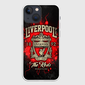 Чехол для iPhone 13 mini с принтом LIVERPOOL FC в Курске,  |  | liverpool | liverpool fc | ynwa | you never walk alone | ливерпуль | спорт | футбол | футбольный клуб