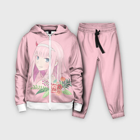 Детский костюм 3D с принтом Pink Zero Two в Курске,  |  | 002 | 02 | ahegao | anime | darling | franx | franxx | girl | girls | in | senpai | the | two | waifu | zero | zerotwo | аниме | ахегао | вайфу | девушка | семпай | сенпай | тян