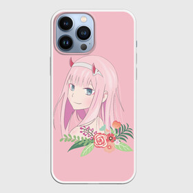 Чехол для iPhone 13 Pro Max с принтом Pink Zero Two в Курске,  |  | 002 | 02 | ahegao | anime | darling | franx | franxx | girl | girls | in | senpai | the | two | waifu | zero | zerotwo | аниме | ахегао | вайфу | девушка | семпай | сенпай | тян