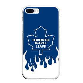 Чехол для iPhone 7Plus/8 Plus матовый с принтом Торонто Мейпл Лифс в Курске, Силикон | Область печати: задняя сторона чехла, без боковых панелей | hockey | maple leafs | nhl | toronto | toronto maple leafs | usa | мейпл лифс | нхл | спорт | сша | торонто | торонто мейпл лифс | хоккей | шайба