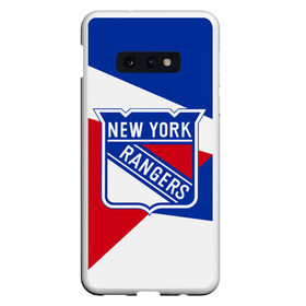 Чехол для Samsung S10E с принтом Нью-Йорк Рейнджерс в Курске, Силикон | Область печати: задняя сторона чехла, без боковых панелей | hockey | new york | new york rangers | nhl | rangers | usa | нхл | нью йорк | нью йорк рейнджерс | рейнджерс | спорт | сша | хоккей | шайба