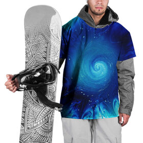Накидка на куртку 3D с принтом Водоворот в Курске, 100% полиэстер |  | Тематика изображения на принте: abstraction | fractal | whirlpool | абстракция | синий цвет.