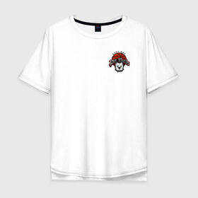 Мужская футболка хлопок Oversize с принтом Питбуль в Курске, 100% хлопок | свободный крой, круглый ворот, “спинка” длиннее передней части | 