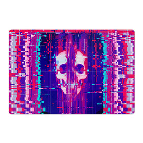 Магнитный плакат 3Х2 с принтом Skull glitch в Курске, Полимерный материал с магнитным слоем | 6 деталей размером 9*9 см | Тематика изображения на принте: color | fashion | glitch | jaw | skull | vanguard | авангард | глитч | мода | пасть | цвет | череп