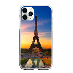 Чехол для iPhone 11 Pro матовый с принтом Эйфелева башня в Курске, Силикон |  | Тематика изображения на принте: paris | башня | париж | франция | эйфелева башня