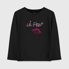 Детский лонгслив хлопок с принтом LIL PEEP (front & back) в Курске, 100% хлопок | круглый вырез горловины, полуприлегающий силуэт, длина до линии бедер | lil peep | lil peep art | logo lil peep | love | rap | альбомы | лил пип | лове | лого | логтип | любовь | музыка | музыкант | паук | певец | рэп | рэпер | скорпион