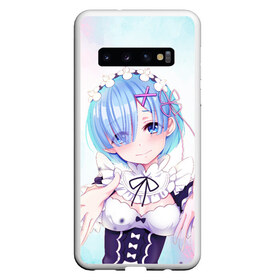 Чехол для Samsung Galaxy S10 с принтом Re:Zero, Рем в Курске, Силикон | Область печати: задняя сторона чехла, без боковых панелей | Тематика изображения на принте: re zero | re:zero | re:zero starting life in another world | re:zero жизнь с нуля в альтернативном мире | rem | аниме | жизнь с нуля в другом мире | манга | рем